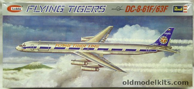 Revell 1/144 Douglas DC-8 -61F Flying Tigers - (DC-8-61), H188 plastic model kit